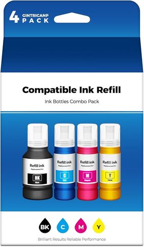 Compatible for EPT502 Ink Refill Bottles ET-15000 ET-2850 ET-3950 ET-2980 ET-3843 ET-3850 ET-4850 ET-4950 ET2850 ET3850 ET15000 ET2850 ET3850 ET-4760 ET-2760 ET-3830 ET-2750 ET3710 ET-3760 Printer Ink in Saudi Arabia