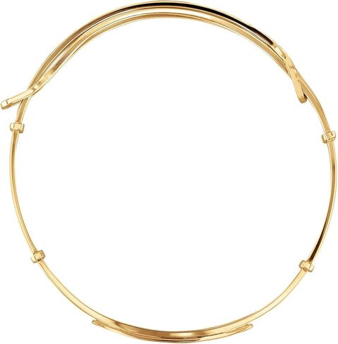 Reeds Child's Gold-Filled ID with Cross Adjustable Bangle Bracelet in Saudi Arabia