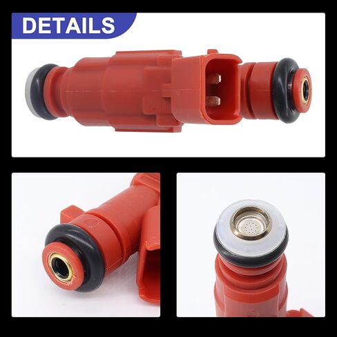 HiSport Fuel Injector 1PC Compatible with Hyundai Accent L4 1.6L 2006-2011,Kia Rio Rio5 L4 1.6L 2009-2011 Replace 35310-2E000 12 Holes in Saudi Arabia