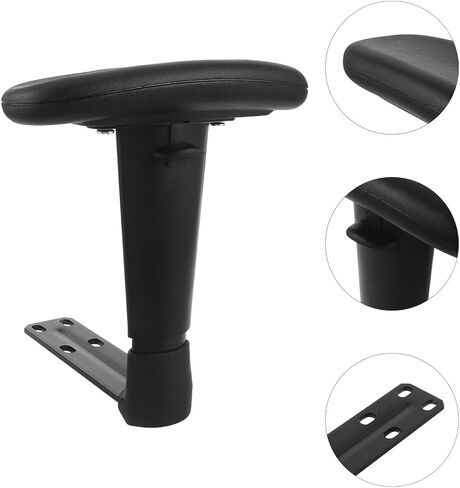 Garneck Replacement Armrest for Office and Gaming Chairs Soft PU Thick Padding Elbow Support Computer Chair Parts Easy Installation Ergonomic Cushion in Saudi Arabia