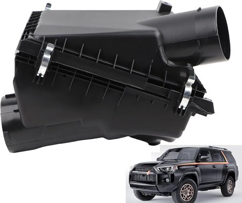 MUCO مدخل هواء منظف صندوق الإسكان متوافق لتويوتا 4 عداء 4.0L V6 2010 2011 2012 13 14 15 16 2017 2018 2019 2020 2021 مدخل هواء صندوق الإسكان ث/س مرشح 17700-31861 in Kuwait