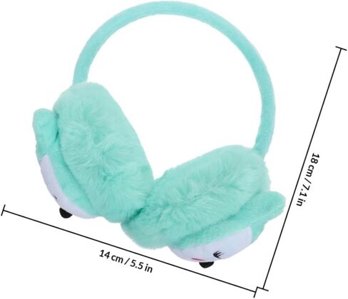 VALICLUD ’s Winter Earmuffs Set 2pcs, Windproof Soft Ear Covers, Washable Pink and Lake Blue Ear Warmers, Comfortable Cold Weather Accessories for Boys in Saudi Arabia