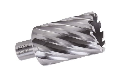 ACTOOL 1-1/2 بوصة قطر × 2 بوصة عمق القطع HSS ANNULAR Cutter مع 3/4 بوصة Weldon Shank in Kuwait