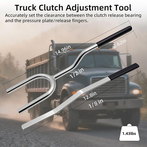 مجموعة قياس تعديل قابض الشاحنة 5035، أداة تعديل قابض نصف الشاحنة للقوابض شديدة التحمل من نوع السحب، قياس دقيق للعب الحر in Kuwait