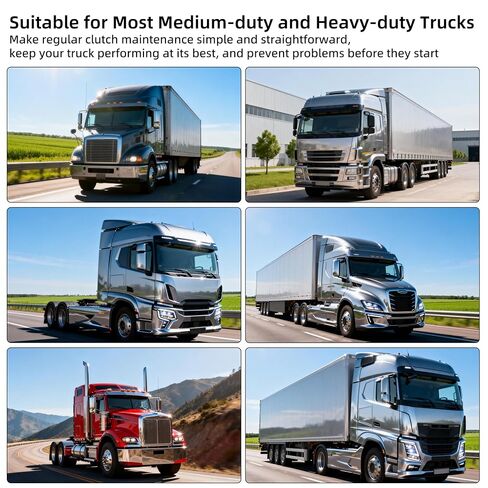 مجموعة قياس تعديل قابض الشاحنة 5035، أداة تعديل قابض نصف الشاحنة للقوابض شديدة التحمل من نوع السحب، قياس دقيق للعب الحر in Kuwait