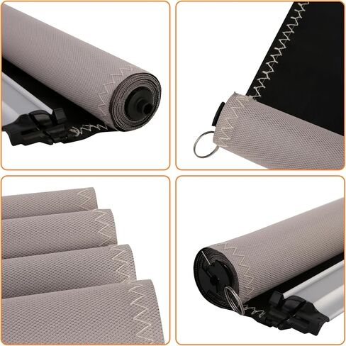 Car Panorama Sunroof Sunshade Curtain Cover Assembly for Volvo XC60 XC90 2015 2016 2017 2018 2019 2020 2021 (Biege) in Saudi Arabia
