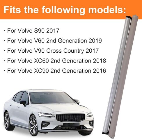 Car Panorama Sunroof Sunshade Curtain Cover Assembly for Volvo XC60 XC90 2015 2016 2017 2018 2019 2020 2021 (Biege) in Saudi Arabia