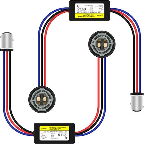 Fenikso 1157 مقاومات تحميل LED التوصيل والتشغيل أداة مكافحة الوميض، مكافحة فرط وميض خطأ فلاش إلغاء Canbus Brake-2PCS in Saudi Arabia