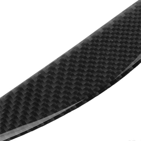 2Pcs Head Light Lamp Eyebrow Decoration Moulding Cover Trim Carbon Fiber ABS Compatible for BMW F30 3 Series 2013-2017 in Saudi Arabia