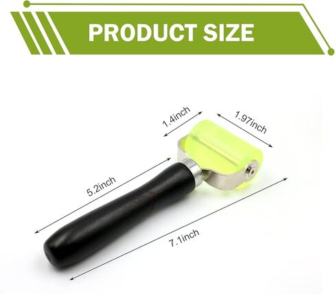 Car Audio Sound Deadening Application Wheel Roller, 1.4" x 2" Noise Filter Application for Noise Filter Wallpaper, Car Sound Deadening Rubber Roller, Universal for Most Cars (Green) in Saudi Arabia