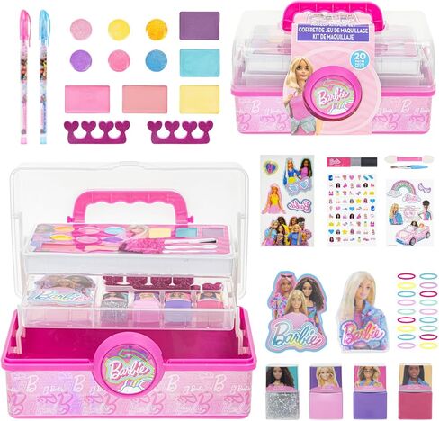 Hello Kitty Tackle Box Cosmetic Set for Kids-تشمل الأظافر والشفاه والعين-PlaySet آمنة وغير سامة للأعمار 3+ ، بواسطة Townley Girl in Kuwait
