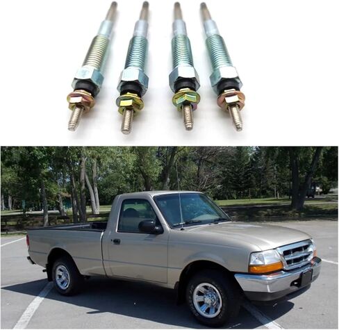 Reliable-4X Glow Plug Heater Glow Plugs Fit For Diesel Heater Glow Plugs Fit For Ford Ranger For Mazda 323 1999-2006 WL81-18601 in Saudi Arabia