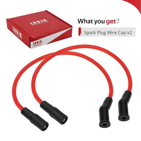 JAVIK 2pcs Spark Plug Wire Cap for FLHR FLHT FLHP FLHX FLTR FLTRSEI FLHTC 1999-2008 O.E.M# 31992-99B in Kuwait