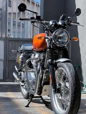 أنبوب دراجة نارية، طرف، سهل الارتداء، سهل الارتداء للتوأم 650، INT 650، GT 650، SG، SM، 650cc، كروزر، كوستون 650cc، فولاذ مقاوم للصدأ in Kuwait