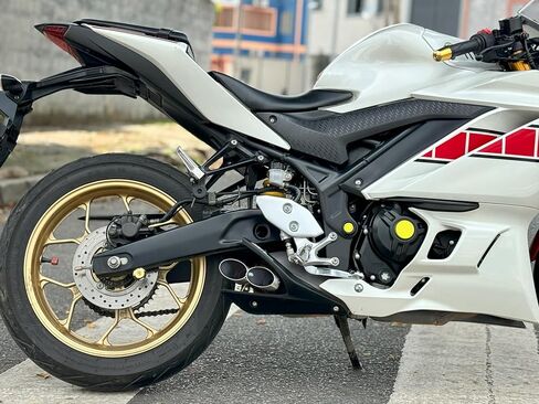 أنبوب دراجة نارية، طرف، سهل الارتداء، متوافق مع MT 03، R3، Urban streetfighter، Naked Bike، YZF R3، دراجة رياضية للمبتدئين، جاهز للمسار 300، دراجة للمبتدئين - الفولاذ المقاوم للصدأ in Kuwait