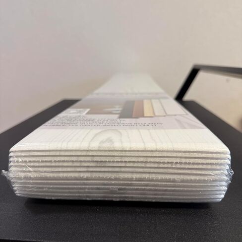DIY Glue Up P02- Foam Ceiling Tiles Panel/Planks Gray White Wood, 39.3" x 6.5", Pack of 36 (63.72 Sq.Ft.) in Saudi Arabia