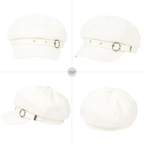 Women Cotton Blend Newsboy Cap Cabbie Paperboy Painter Visor Hat in Saudi Arabia