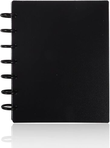 TEHAUX Black and White 4-grid Postcard Album 3-inch 20-page Cool Black Single-sided Photo Holder for Travel and Home Storage in Saudi Arabia