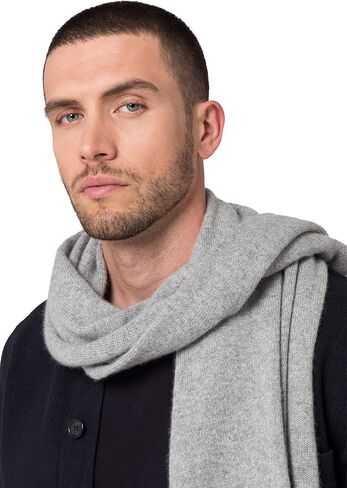 Solid Colored 100% Pure Cashmere Winter Mens Scarf | 20" x 68" inches in Saudi Arabia