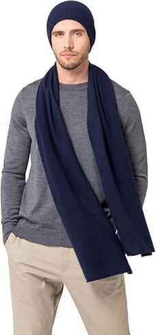 Solid Colored 100% Pure Cashmere Winter Mens Scarf | 20" x 68" inches in Saudi Arabia
