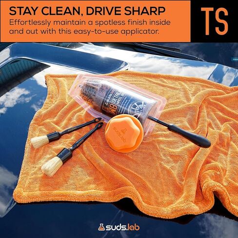 Suds Lab TS Tire Shine Applicator - Reusable Foam Applicator for Tire Treatments - Use with Tire Gel, Tire Shine, Tire Wet, Tire Balm, and More! in Saudi Arabia