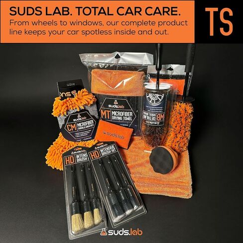 Suds Lab TS Tire Shine Applicator - Reusable Foam Applicator for Tire Treatments - Use with Tire Gel, Tire Shine, Tire Wet, Tire Balm, and More! in Saudi Arabia
