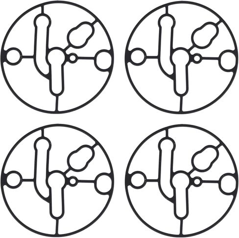 Carburetor Bowl Gasket 4PCS – Compatible with Briggs and Stratton 695426 Nikki Carburetor, John Deere, Troy-Bilt, Toro Lawn Mower (Float Bowl Gasket Replacement) in Kuwait