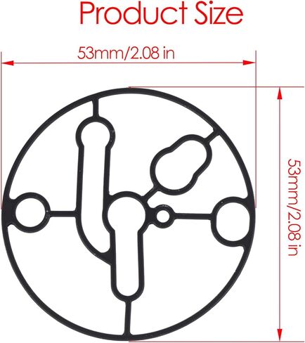 Carburetor Bowl Gasket 4PCS – Compatible with Briggs and Stratton 695426 Nikki Carburetor, John Deere, Troy-Bilt, Toro Lawn Mower (Float Bowl Gasket Replacement) in Kuwait