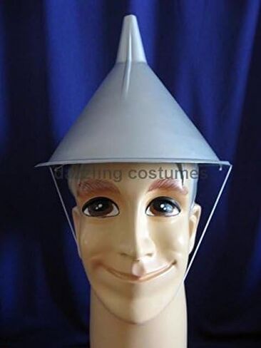 Silver TinMan Funnel Costume Top Hat in Saudi Arabia