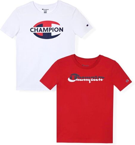 Champion Boys 2 Pack Short Sleeve Tee Shirt for Kids in Saudi Arabia