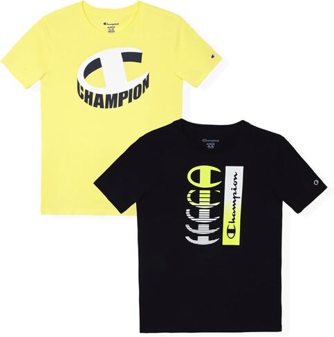 Champion Boys 2 Pack Short Sleeve Tee Shirt for Kids in Saudi Arabia