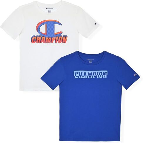 Champion Boys 2 Pack Short Sleeve Tee Shirt for Kids in Saudi Arabia