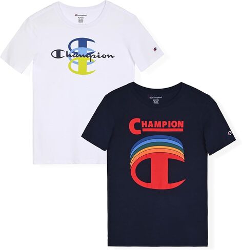 Champion Boys 2 Pack Short Sleeve Tee Shirt for Kids in Saudi Arabia