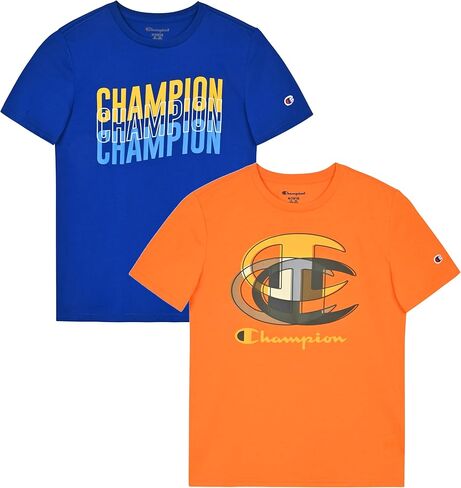 Champion Boys 2 Pack Short Sleeve Tee Shirt for Kids in Saudi Arabia