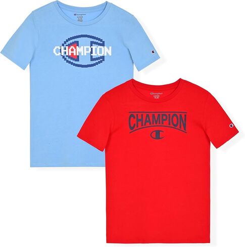 Champion Boys 2 Pack Short Sleeve Tee Shirt for Kids in Saudi Arabia