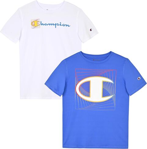 Champion Boys 2 Pack Short Sleeve Tee Shirt for Kids in Saudi Arabia