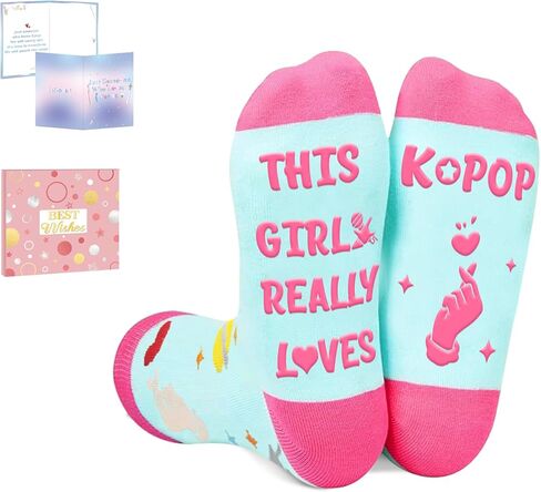 K Pop Merch Gifts for Girls, Kpop Socks for 10-13 Year Old Girl, Birthday Gifts for Teen Girls in Saudi Arabia