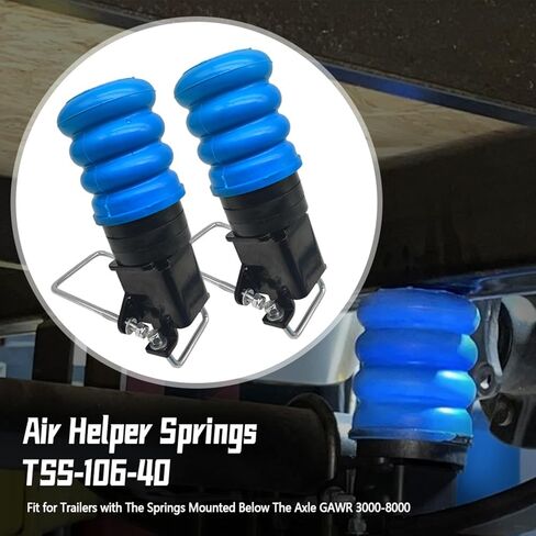 TSS-106-40 Trailer SumoSprings for Trailer Axle, GAWR of 3000-8000 lbs (Spring-Under Axle Configuration), with Line Relocation Bracket in Saudi Arabia
