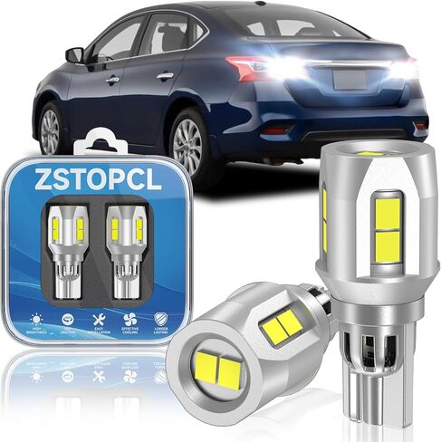 921 LED Reverse Light Bulbs Fit for Chevrolet Silverado 1500 2500 3500 HD 2014-2025, Upgraded 500% Brightness, Super Bright 912 T15 LED Backup Lights Replacement, 6000K White, Pack of 2 in Kuwait