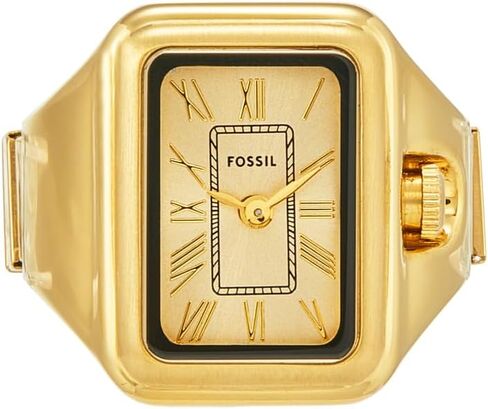 Fossil Women's Quartz Stainless Steel Two-Hand Watch Ring, Color: Gold Raquel (Model: ES5343) in Saudi Arabia