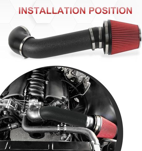 LS Swap Cold Air Intake kit Compatible with Camaro Chevelle GTO Monte Carlo Caprice LS1 LS2 LSX LQ4 LQ9 Restomod in Saudi Arabia