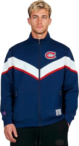 GAME 7 NHL mens X Nhl Men's Officially Licensed Long Sleeve Neoprene Zip Up Sweatshirt in Kuwait