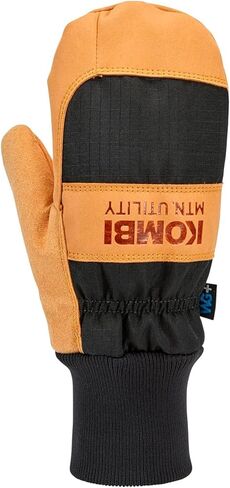 Kombi Men's Traction Insulated Durable Waterproof Active Outdoor Winter Sports Mitt w/Synthetic Nubuck Leather Trim & Palm in Saudi Arabia