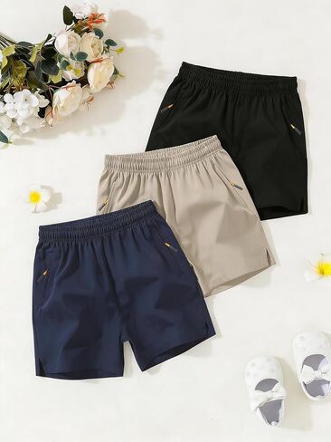 3PCS Girls' Casual Sports Shorts, Multi-Pack Combo for Daily Wear in Saudi Arabia