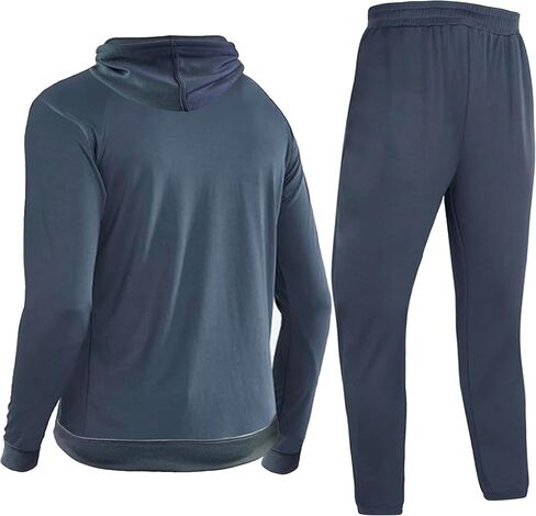Skylinewears Men’s Hooded Tracksuits Sweatsuits for Men Set 2 Piece Jogging Suit Track Athletic Pullover Hoodie Pants in Saudi Arabia
