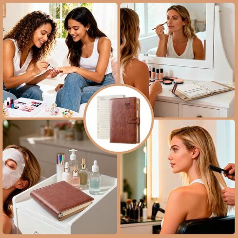 Client Record Book, Hair Stylist Client Profile Book-Binder and Client Record Cards with Alphabetical Tabs for Salons, SPA, Nail, Small Business(100 Sheets Profile Cards) in Saudi Arabia