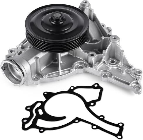 طقم مضخة مياه AW6142 مع حشية 2722000901 (لـ V6 3.0L 3.5L) مناسب لمرسيدس بنز 06-07 C230 C280 /08-12 C300 GLK350 /06-11 C350 E350 ML350 in Kuwait