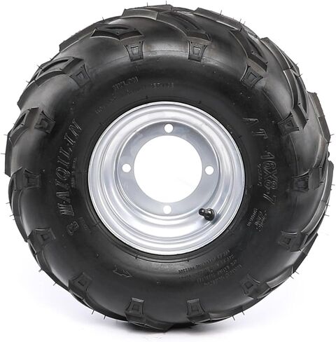 قطعتان من إطارات ATV Go Kart مقاس 16x8-7 بدون أنابيب مع مجموعة حافة - عجلة فولاذية 7 بوصات، نمط مسمار 4 عروات 110 مم، مغزل توجيه أمامي لـ 110cc 125cc ATV، دراجة صغيرة، دراجة ثلاثية الانجراف، عربات التي تجرها الدواب in Kuwait