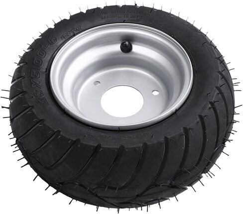 13x5.00-6 إطارات مقاومة للثقب ومجموعة العجلات لعربة ATV على الطرق الوعرة - إطار من سبائك الصلب لجزازة الدراجة الصغيرة الرباعية in Saudi Arabia