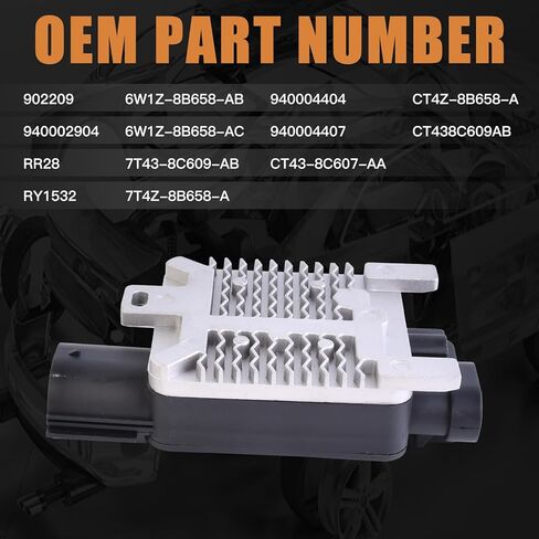 940002904 Engine Cooling Fan Control Module Compatible with Ford Edge Flex Lincoln MKX MKS 2007 2008 2009 2010 2011 2012 2013 2014 2015 Radiator Fan Controller for 2.0L 2.7L 3.5L 3.7L in Saudi Arabia